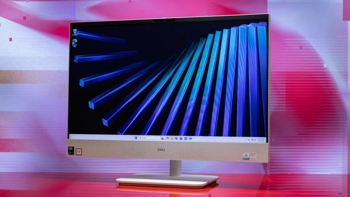 Đánh giá Dell 24 all-in-one (2026): Ngoại hình hiện đại với tông màu trắng và viền màn hình mỏng