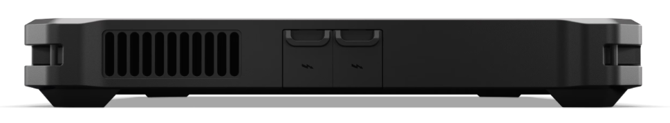 Đánh giá Dell Pro Rugged 12 Tablet với cổng kết nối được che bằng nắp cao su giúp hạn chế bụi và nước khi làm việc ngoài hiện trường