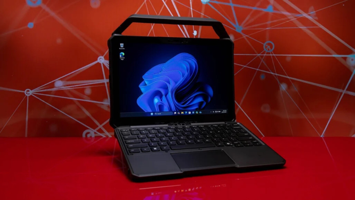 Đánh giá Dell Pro Rugged 12 Tablet với thiết kế rugged chắc chắn đạt chuẩn MIL-STD-810H và IP66, phù hợp môi trường làm việc khắc nghiệt