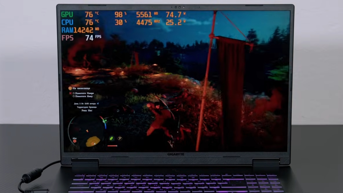 Đánh giá Gigabyte Gaming A18 với hệ thống loa kép 2W hỗ trợ Dolby Atmos