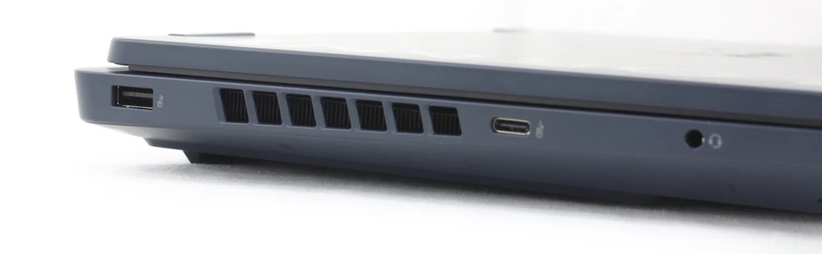 Đánh giá HP HyperX Omen 16 với các cổng kết nối ở cạnh trái