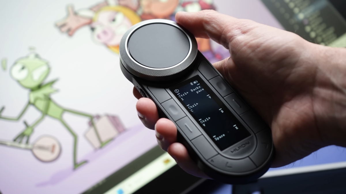 Đánh giá Huion Kamvas Pro 24 Gen 3 với phụ kiện Huion Keydial Remote đi kèm