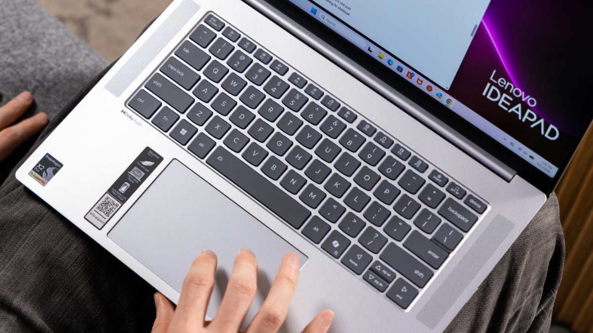 Đánh giá Lenovo IdeaPad Slim 5x Gen 11 với bàn phím thoải mái và touchpad phản hồi tốt