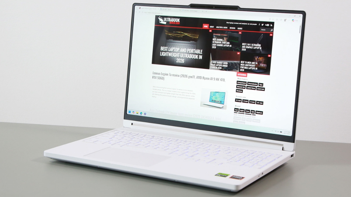 Đánh giá Lenovo Legion 5a 2026 với thiết kế gaming thực dụng