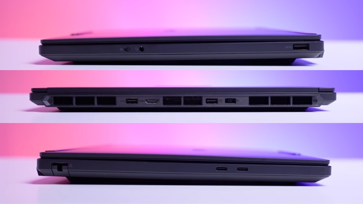 đánh giá Lenovo Legion 5a Gen 11 cổng kết nối USB HDMI RJ45