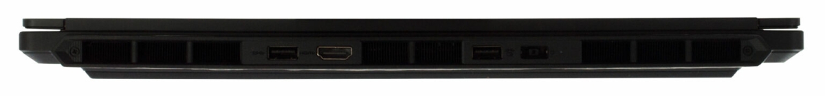 Đánh giá Lenovo Legion 5a Gen 11 với hệ thống cổng phía sau gồm HDMI 2.1, USB-A và cổng nguồn