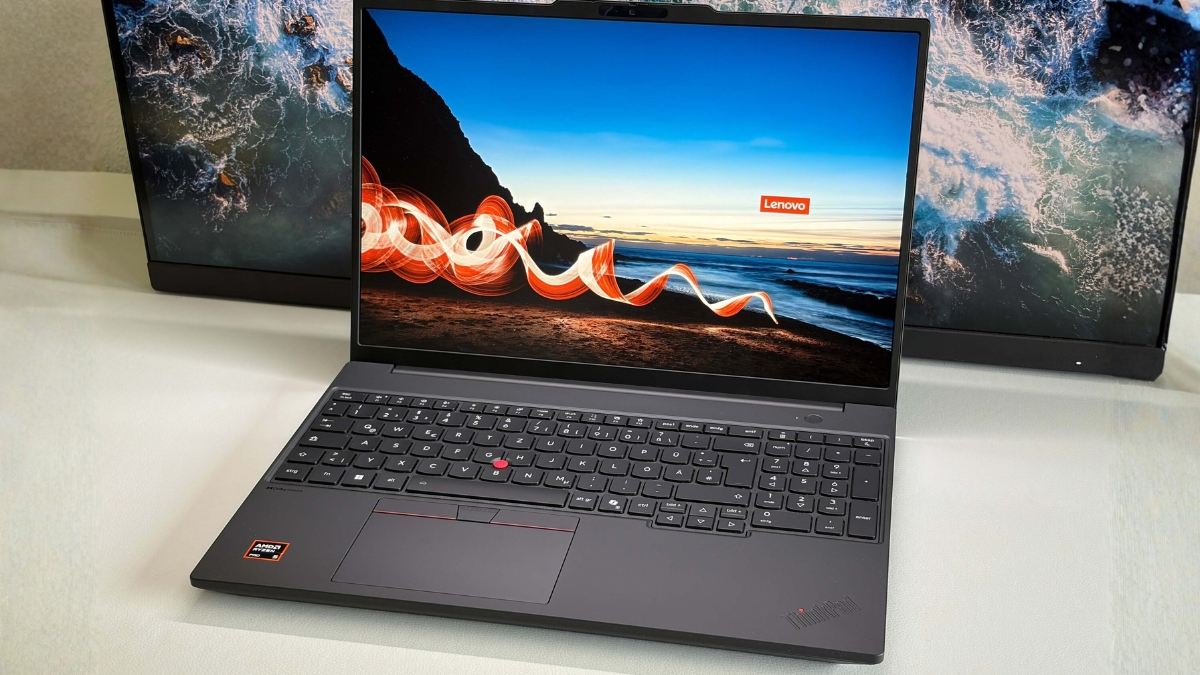 Đánh giá Lenovo ThinkPad T16 Gen 5 AMD với màn hình IPS 16 inch độ sáng gần 500 nits