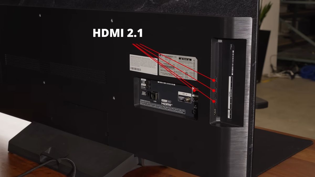 Đánh giá LG C6 48 với tùy chọn nhãn đầu vào HDMI khi kết nối thiết bị