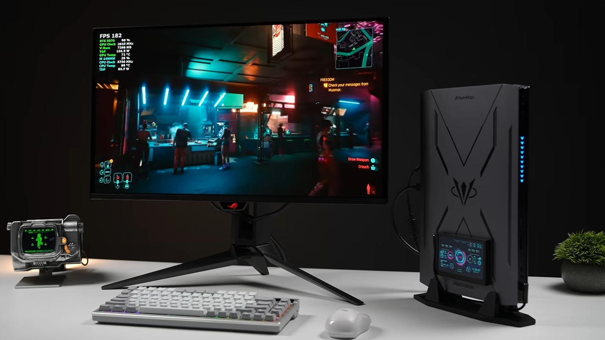 Đánh giá Minisforum AtomMan G7 Pro dành cho nhu cầu chơi game 1440p trong không gian nhỏ