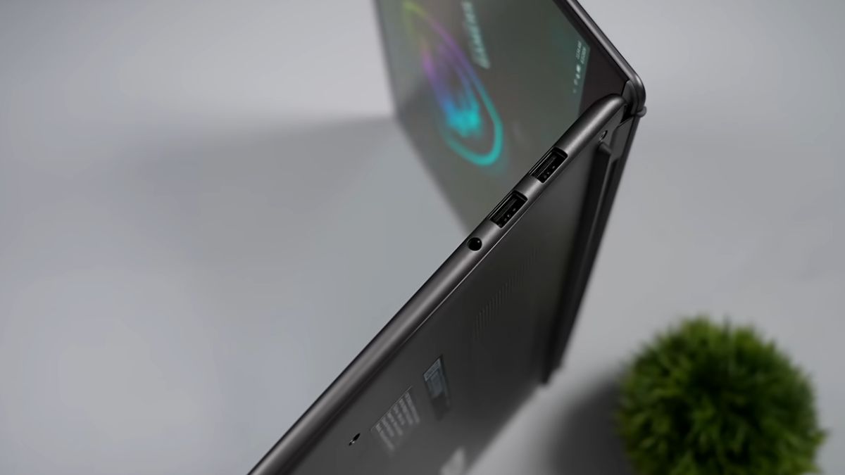 Đánh giá MSI Prestige 16 AI+ với hai cổng USB 3.2 và jack âm thanh 3.5 mm