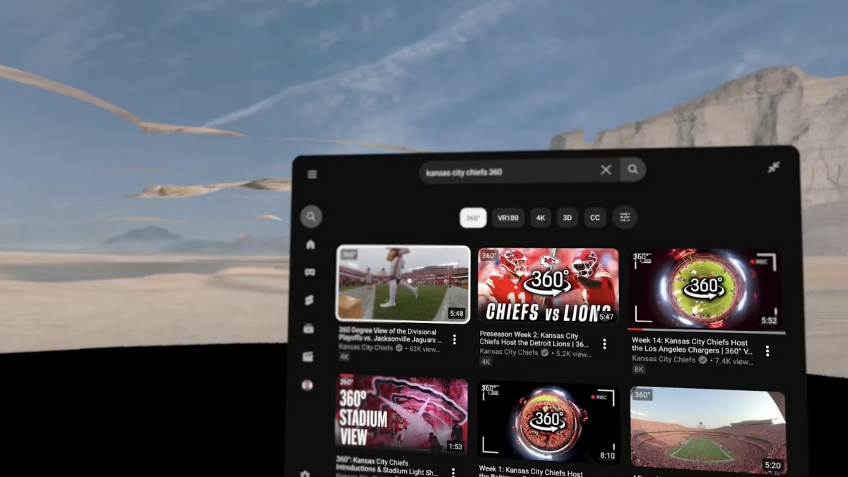 Đánh giá Samsung Galaxy XR: trải nghiệm YouTube, YouTube TV 180°/360° sống động, hỗ trợ đa nhiệm với Chrome và Gmail.