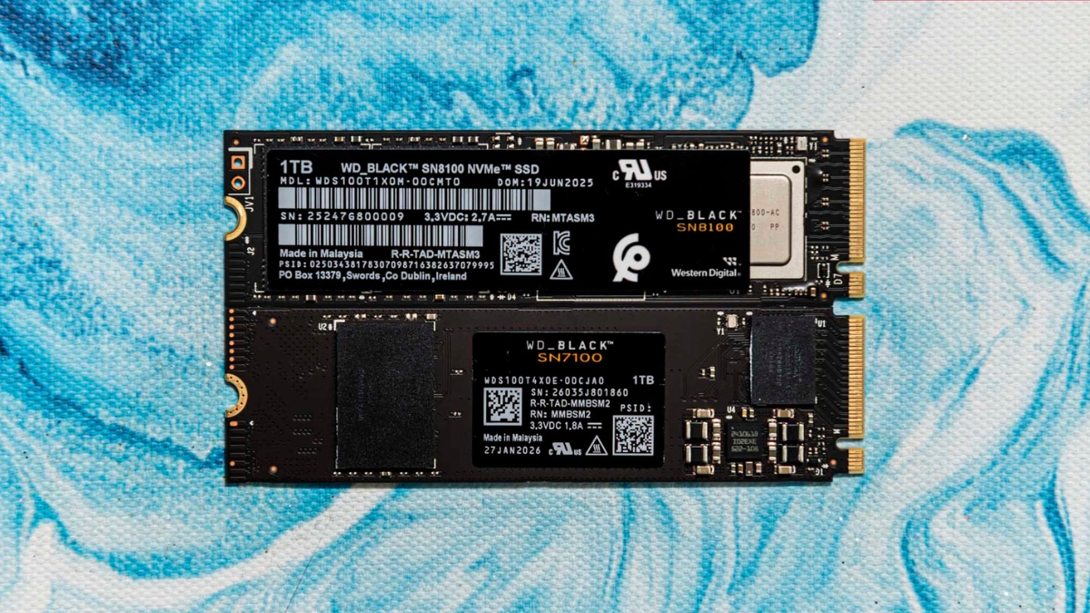 Đánh giá WD_BLACK SN8100 và SN7100 với chip nhớ NAND BiCS8 218 lớp