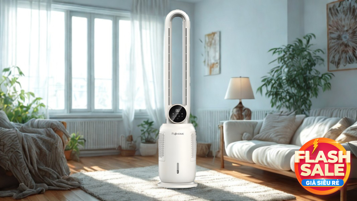 Săn Flash Sale 03.08 giờ vàng: Máy ép sữa hạt 590K, quạt không cánh 1.6 triệu, toàn đồ xịn giảm đến 40%