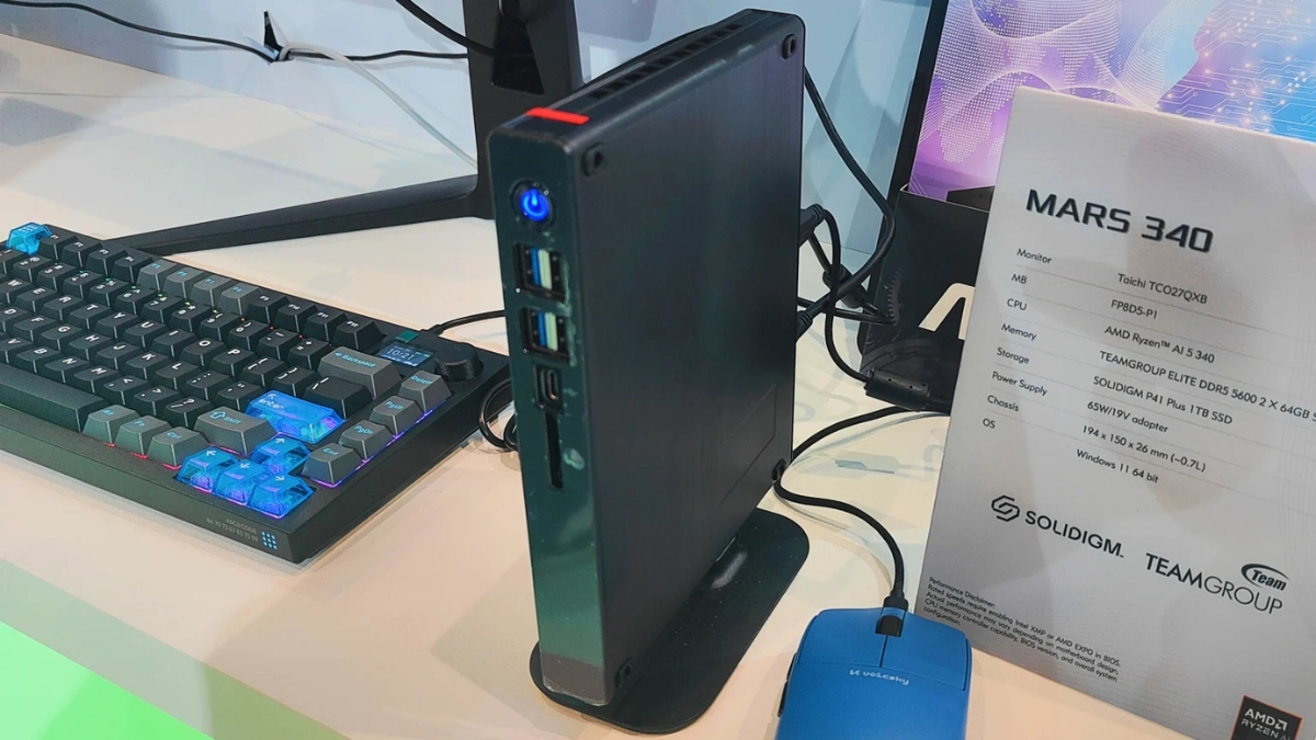 Những sản phẩm xuất sắc nhất Computex 2026 với ASRock Mars 340 sở hữu thiết kế mini PC nhỏ gọn và hỗ trợ AI Copilot+