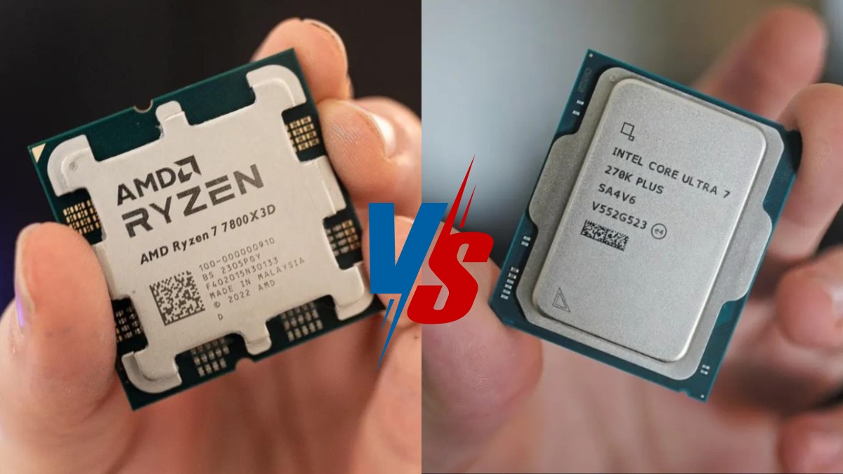 So sánh Intel Core Ultra 7 270K và AMD Ryzen 7 7800X3D trong bài test hiệu năng game online