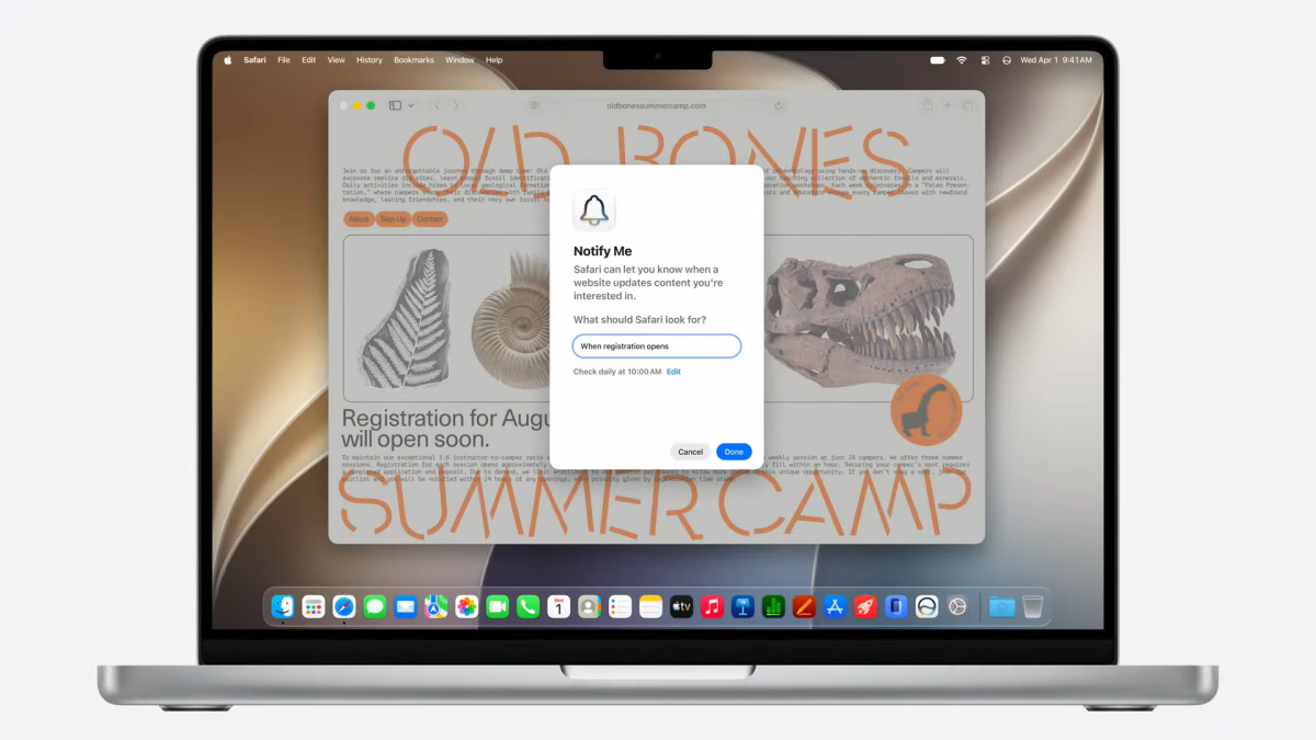 So sánh macOS Golden Gate vs macOS Tahoe với các tính năng AI mới trên Safari