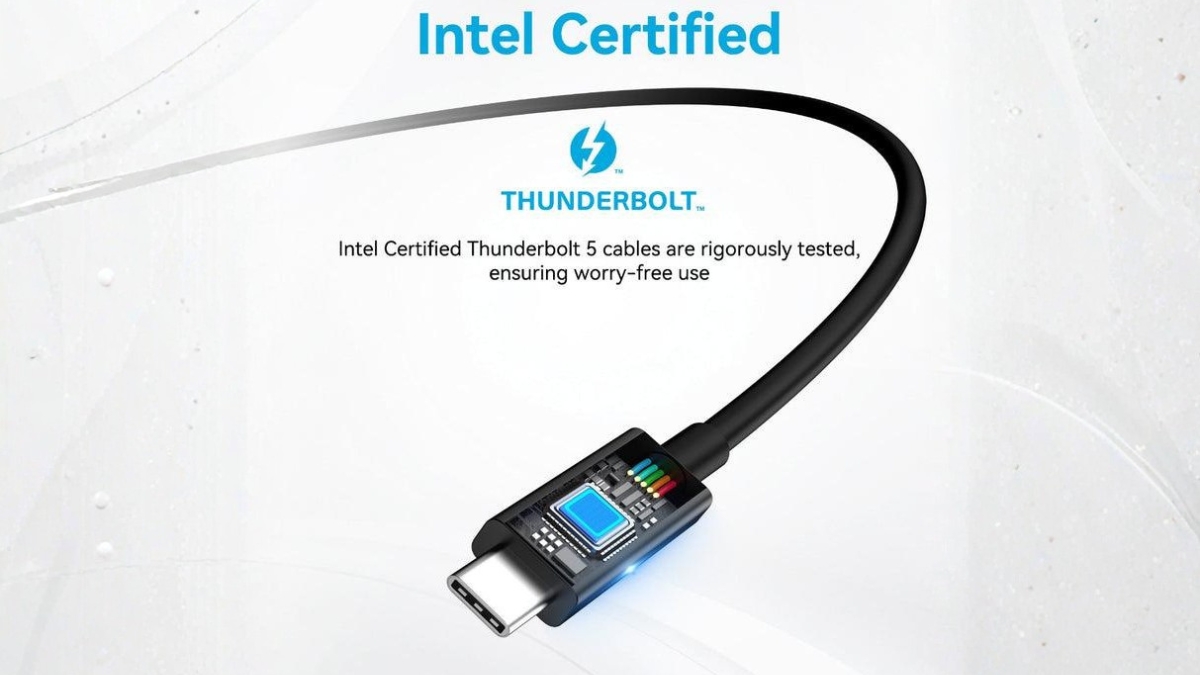 Thunderbolt 4 và Thunderbolt 5 phải vượt qua quy trình chứng nhận của Intel trước khi được sử dụng tên và logo Thunderbolt