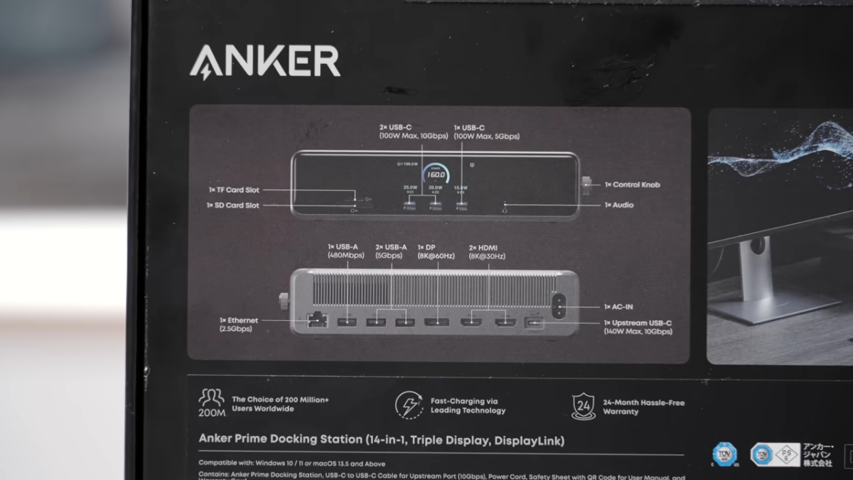 Trên tay Anker Prime DL7400 với hệ thống cổng kết nối dành cho setup đa màn hình