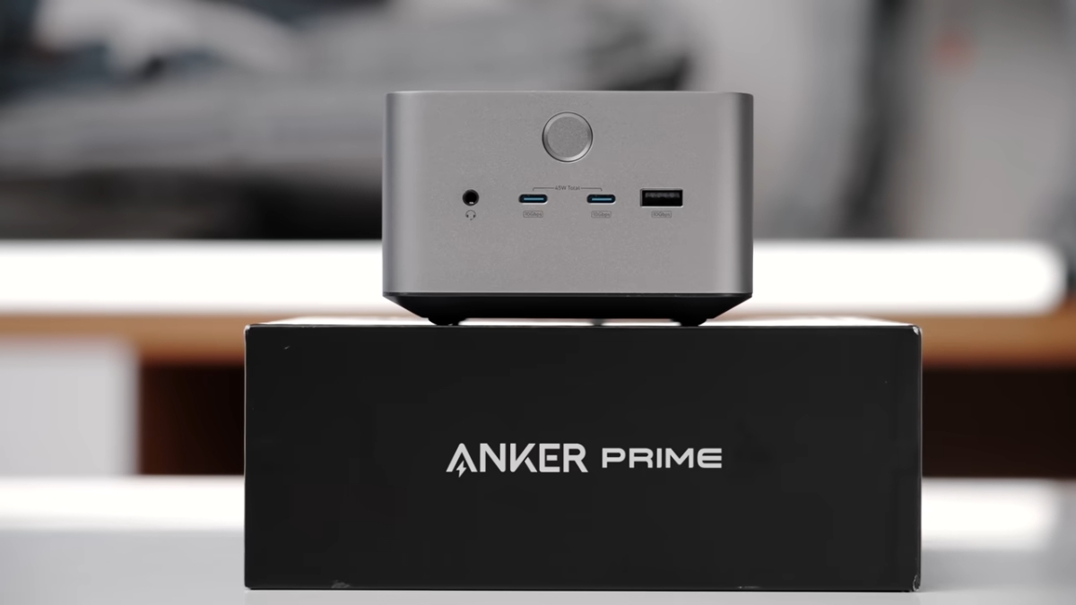 Trên tay Anker Prime Thunderbolt 5 Docking Station với thiết kế vuông vức nhỏ gọn