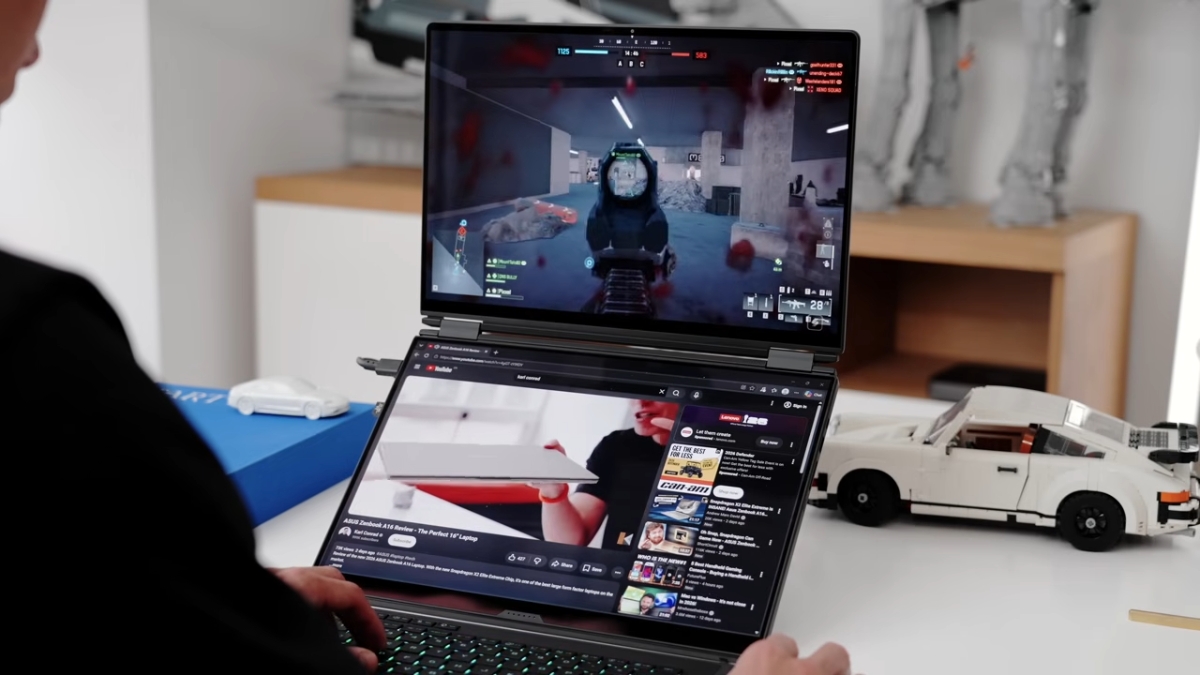Trên tay ASUS ROG Zephyrus Duo với hai màn hình OLED 3K chất lượng cao