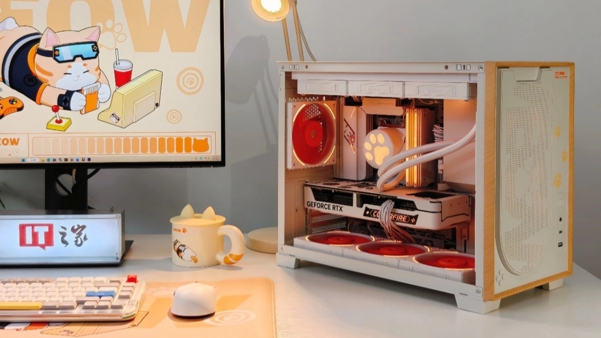 Trên tay COLORFIRE Orange House với hệ thống quạt cam và block tản nhiệt hình dấu chân mèo