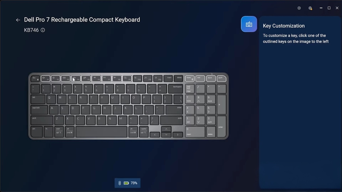 Trên tay Dell Pro 7 KB746 với dãy phím tắt chuyên dụng tùy biến và phần mềm quản lý