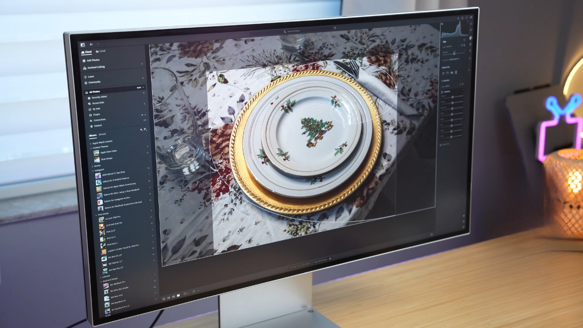 Trên tay LG UltraFine Evo 6K 32 inch Thunderbolt 5 Studio Mode joystick điều khiển