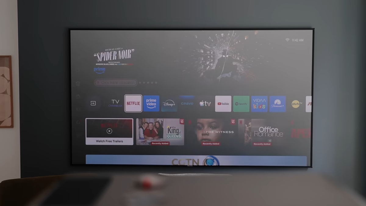 Trên tay Hisense XR10 với giao diện VIDAA OS và các ứng dụng giải trí trực tuyến