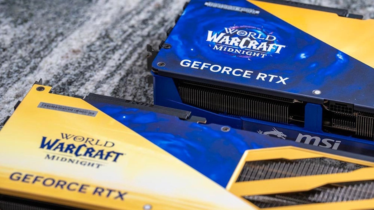 Trên tay MSI GeForce RTX 5070 Midnight với hai phiên bản màu lấy cảm hứng từ nhân vật World of Warcraft
