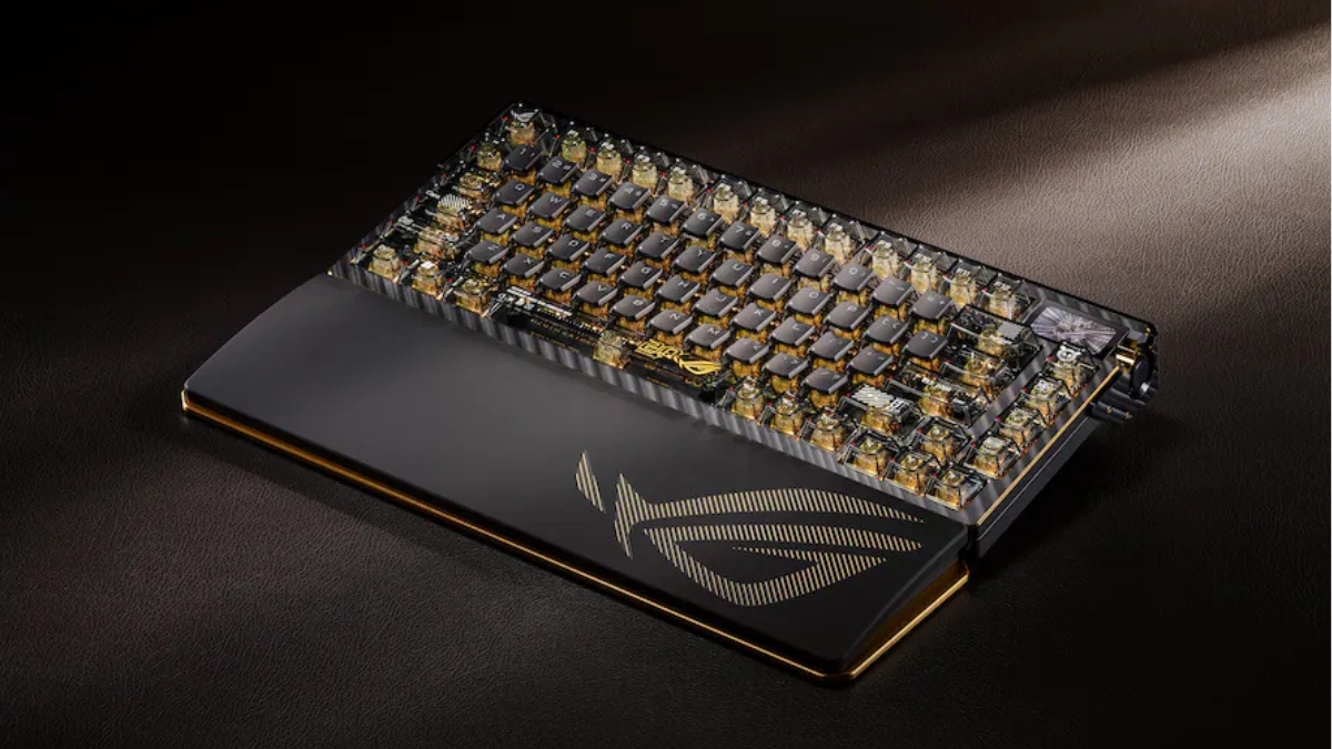 Trên tay ASUS ROG Azoth Extreme Edition 20 bàn phím cơ gaming cao cấp trải nghiệm gõ switch ROG NX Snow linear mượt và ổn định