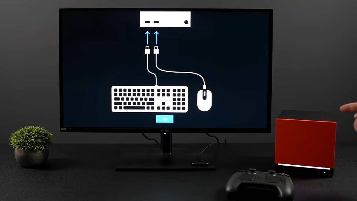 Trên tay Steam Machine trong quá trình thiết lập và đăng nhập hệ điều hành SteamOS