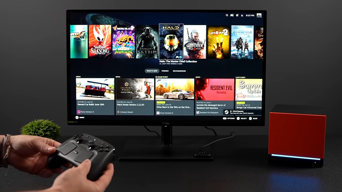 Trên tay Steam Machine với giao diện SteamOS được tối ưu cho nhu cầu chơi game