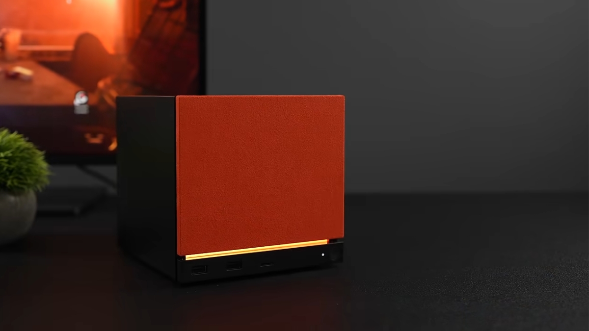 Trên tay Steam Machine với dải đèn LED RGB có thể tùy chỉnh trong SteamOS
