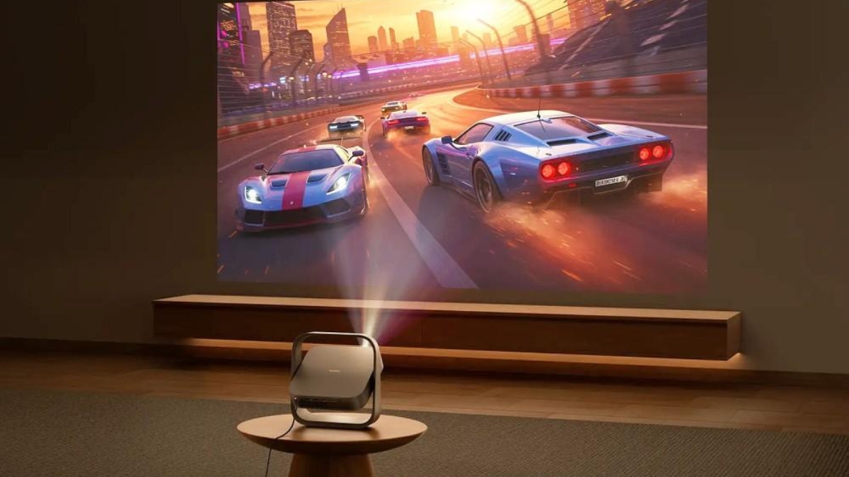 Trên tay XGIMI Elfin Flip 4K với khả năng chơi game ở 1080p 120Hz.