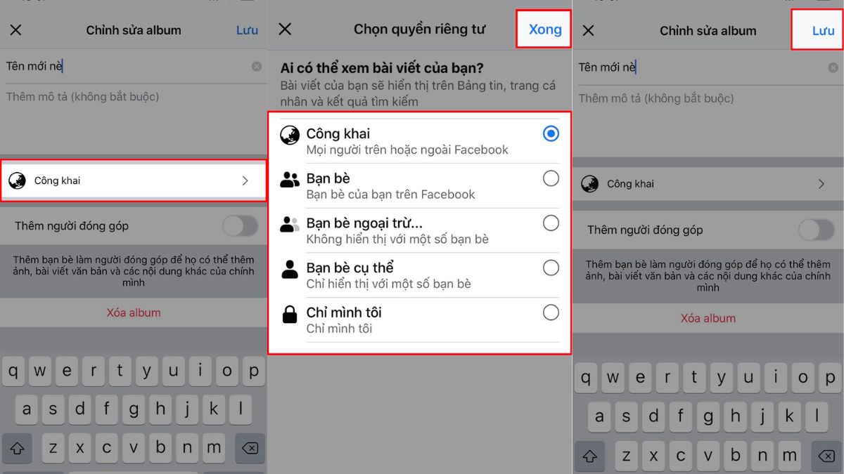 Cách ẩn tất cả ảnh trên Facebook bước 3