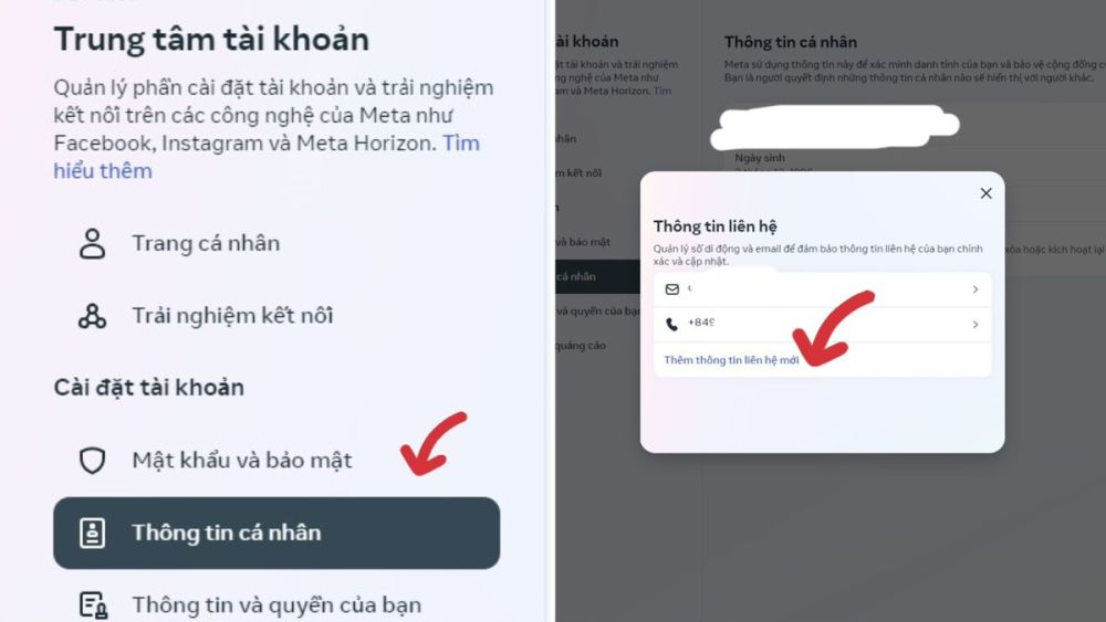 Cách thêm nhiều số điện thoại xác minh trên Facebook