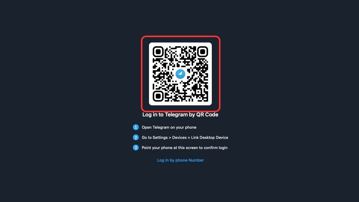 Những lưu ý khi quét QR code trên Telegram