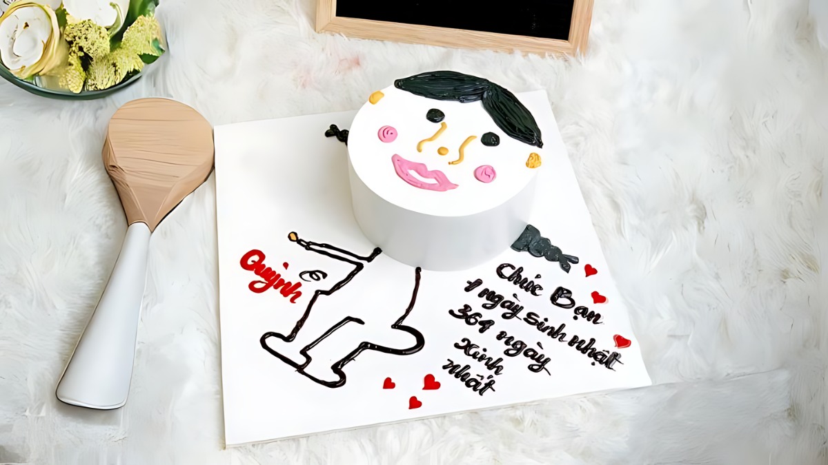 Bánh sinh nhật troll bạn bè 19