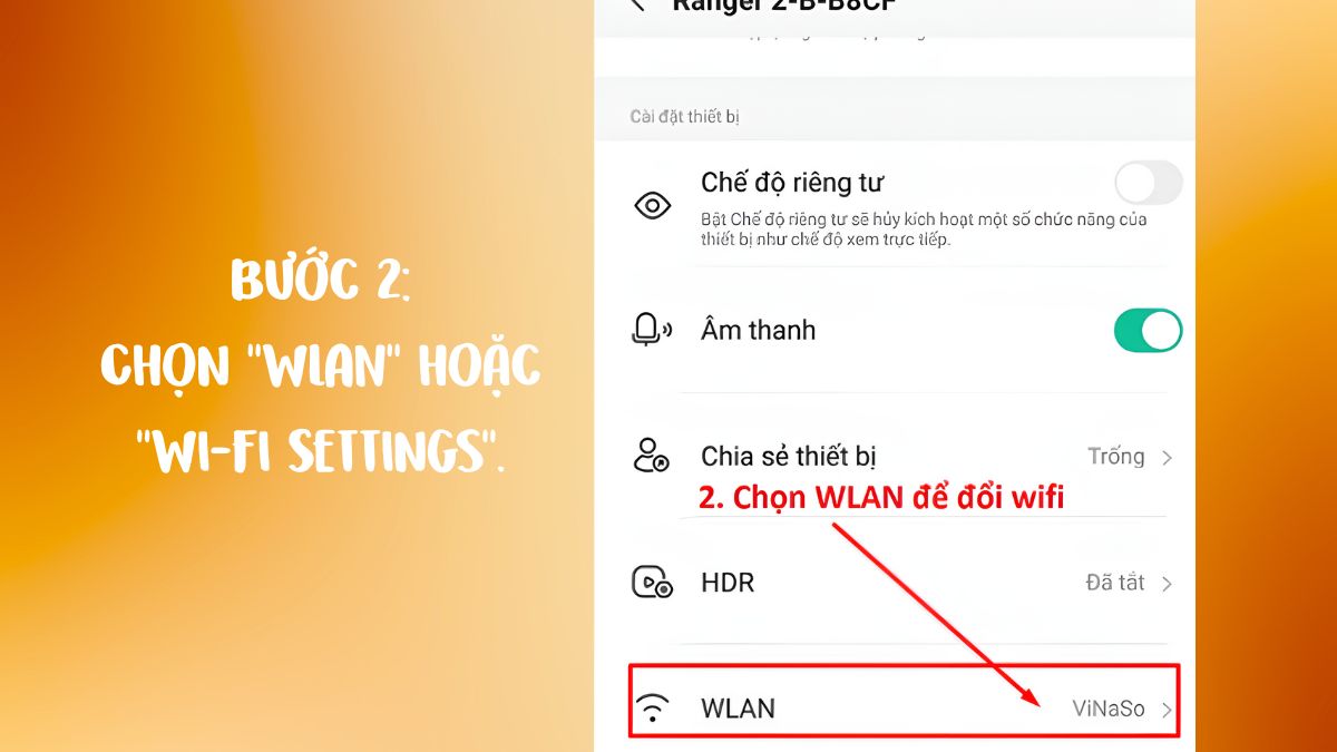 Cách đổi mật khẩu camera Imou đối với wifi bước 2
