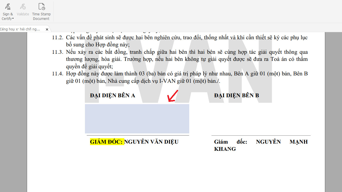 Chèn chữ ký vào file PDF bằng Foxit Reader bước 3