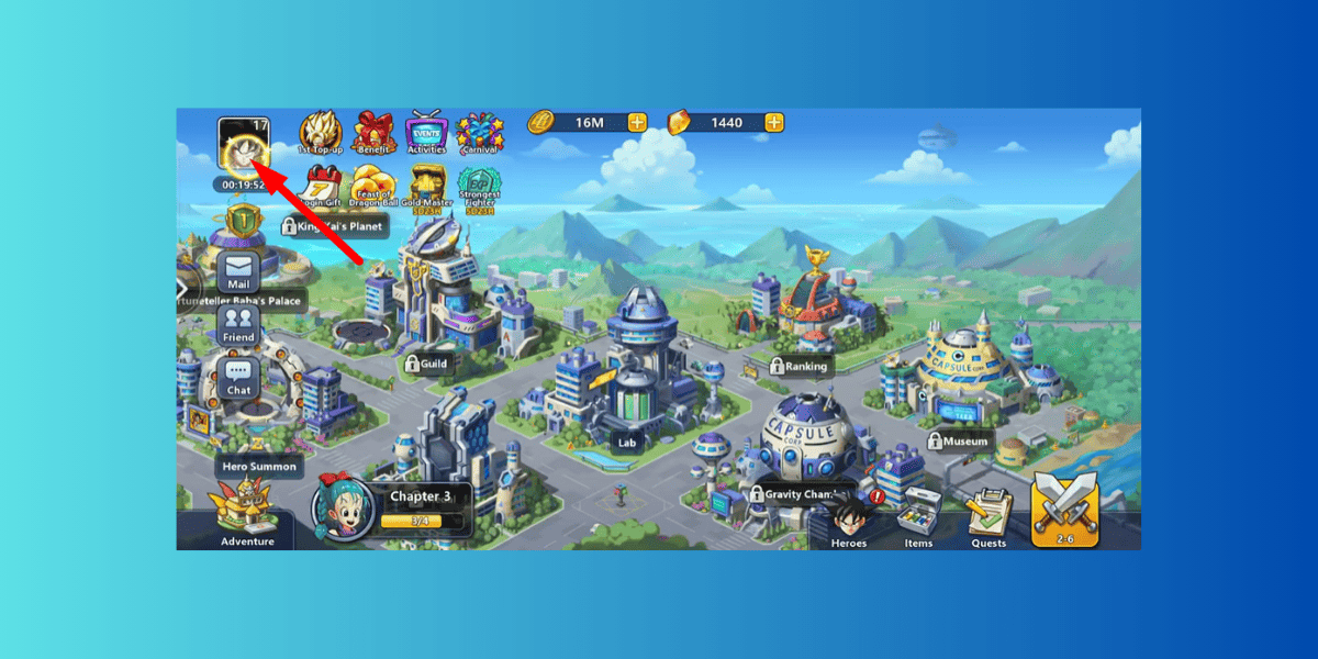 Cách nhập code Strongest Fighter Awakened - Bước 1