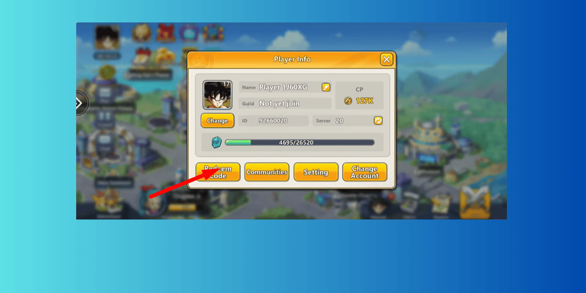 Cách nhập code Strongest Fighter Awakened - Bước 2