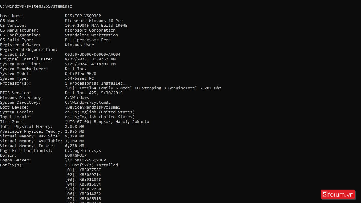 Dòng mã Command Prompt  5