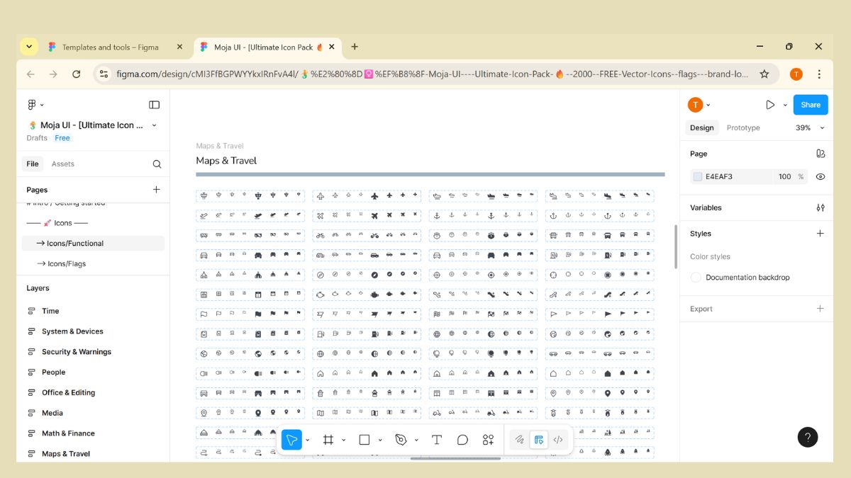 Hướng dẫn chi tiết cách lấy icon từ Figma Community bước 3