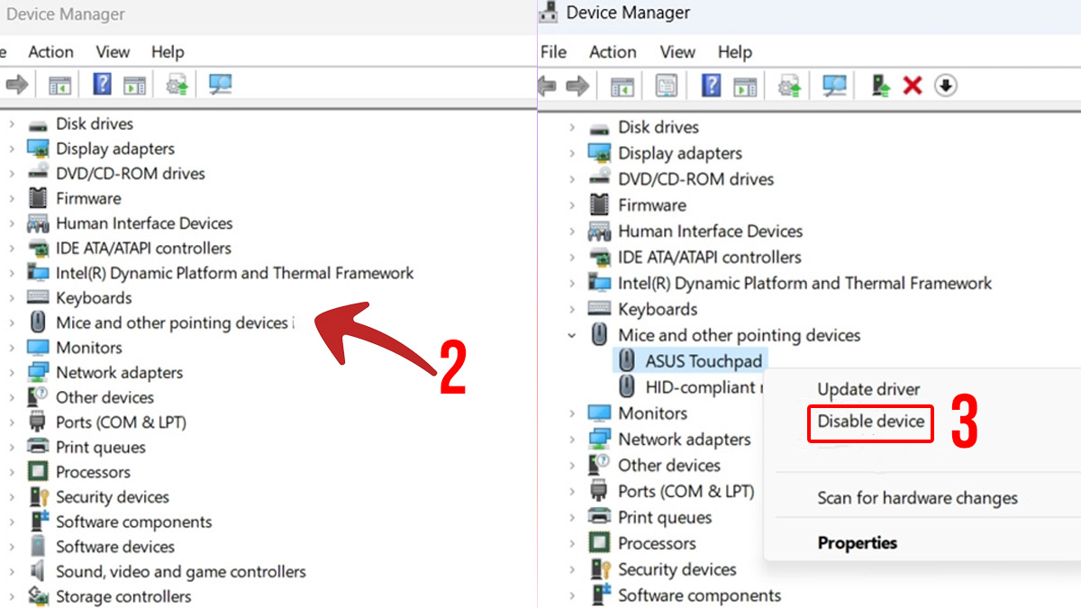 Cách mở khóa chuột cảm ứng của laptop HP Win 11 cách 4 bước 2