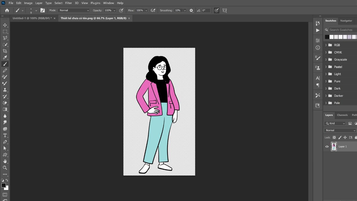 Cách sử dụng plugin Photoshop bước 1