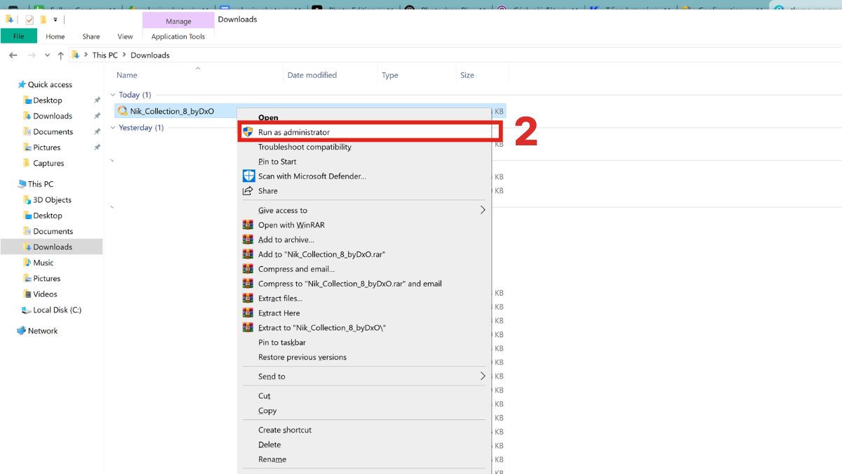 Cách cài đặt plugin Photoshop bước 2