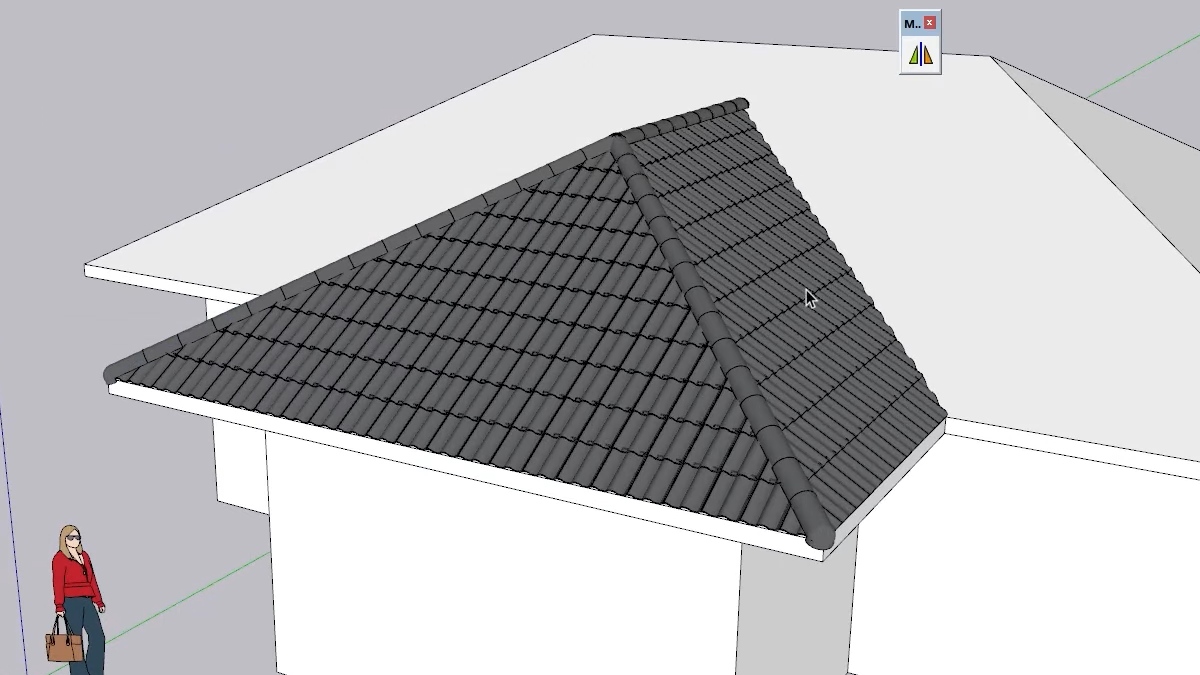 Plugin vẽ mái ngói trong SketchUp là gì