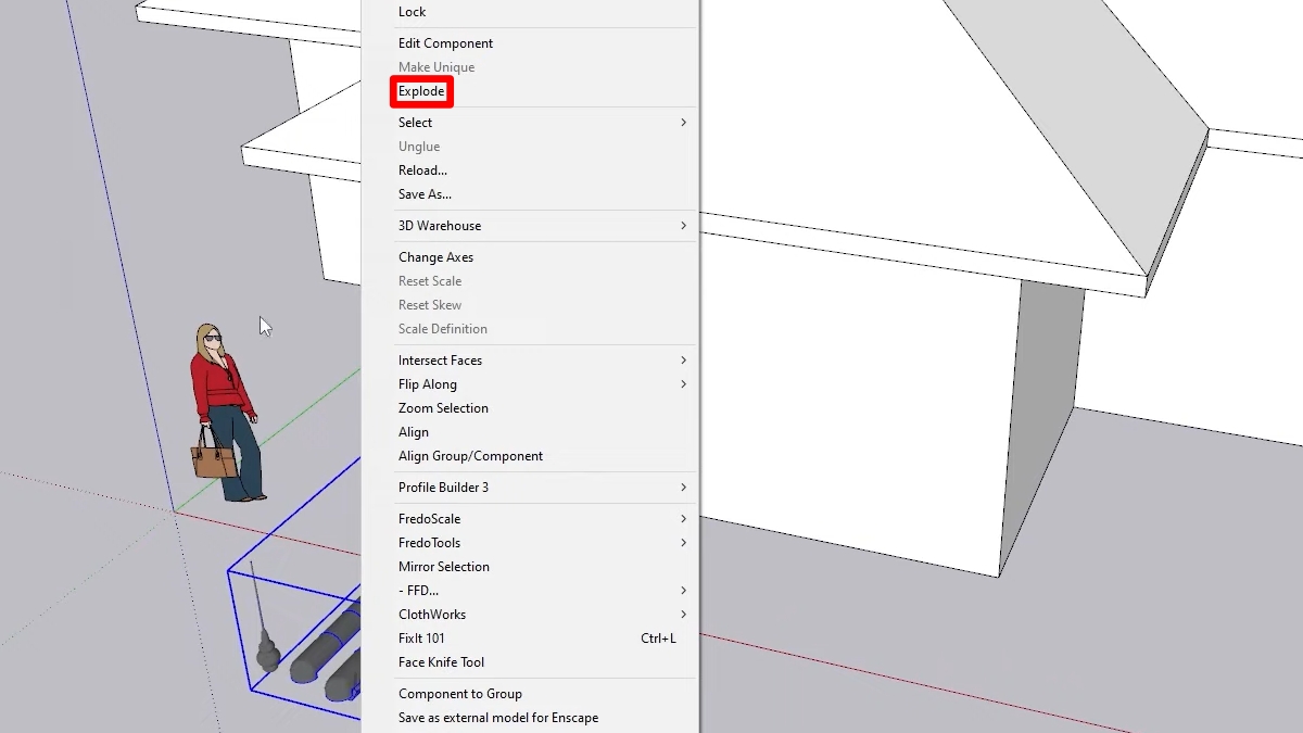 Cài đặt và sử dụng plugin vẽ mái ngói trong SketchUp bước 3