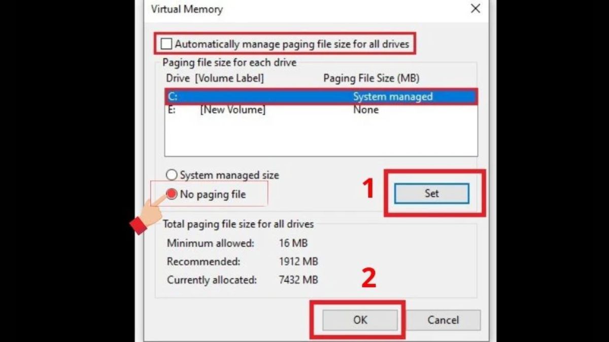 Thắc mắc về cách set RAM ảo Win 10 2
